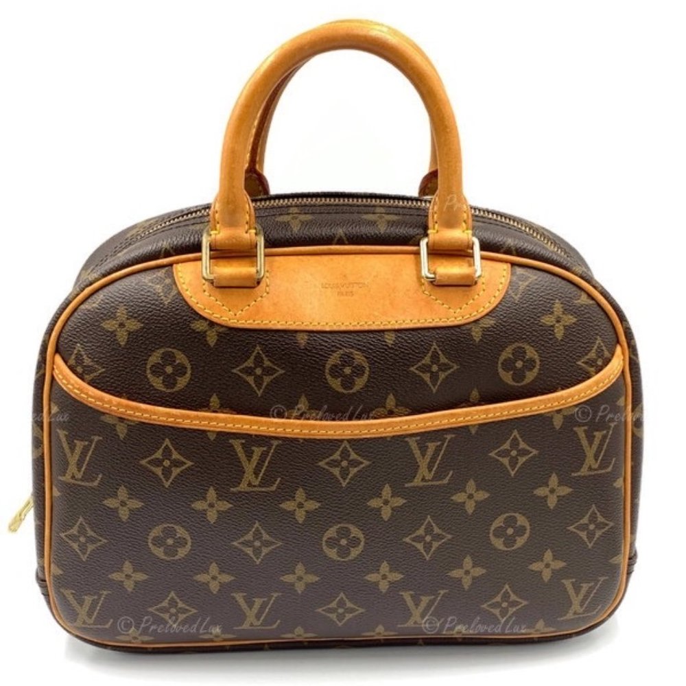 Authentic LOUIS VUITTON Monogram Trouville Bag
